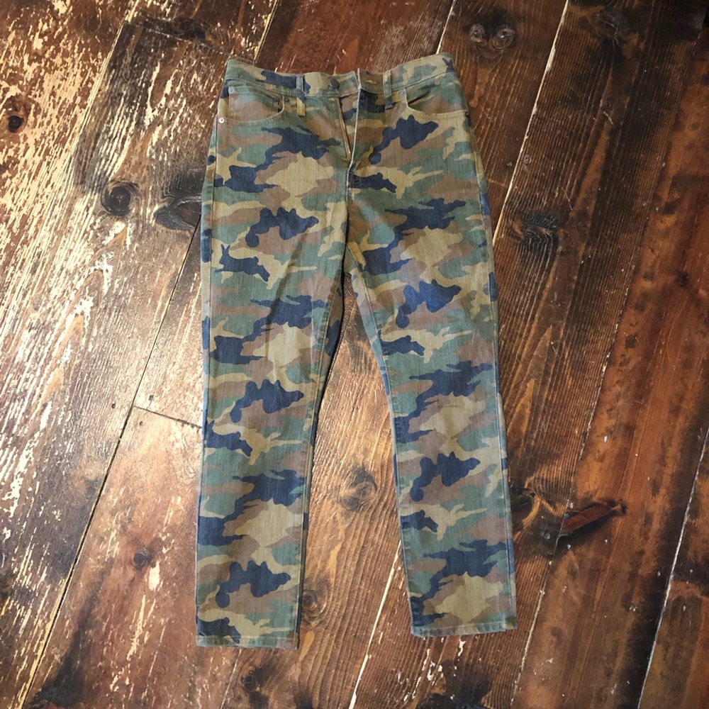 Madewell camo Jeans
